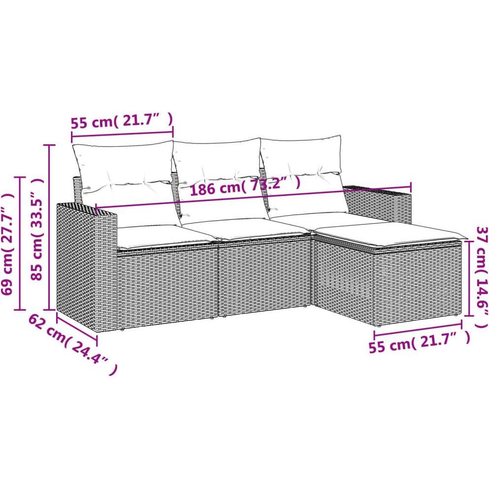 Thumbnail - VidaXL, Gartenlounge, Jimi