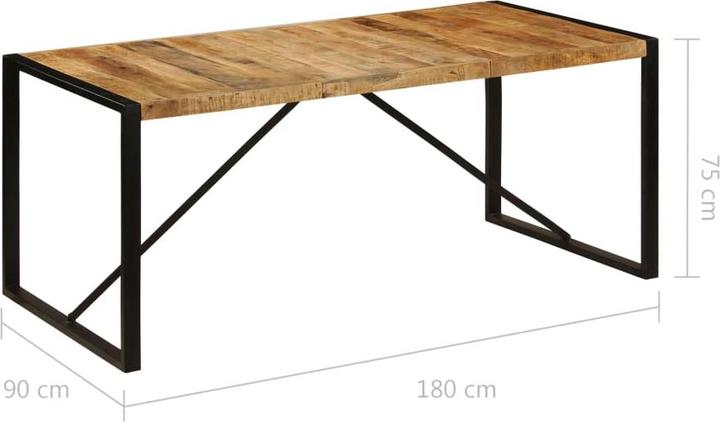 Actual product image vidaXL Fabrizius (180 x 90 x 76 cm)