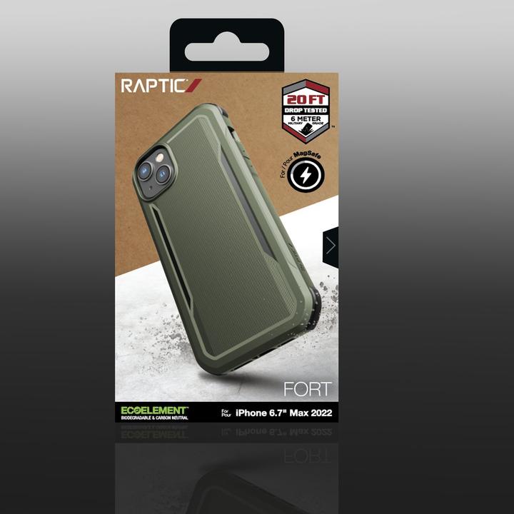 Immagine prodotto X-Doria Fort Case iPhone 14 con cover blindata MagSafe verde (Apple iPhone 14)