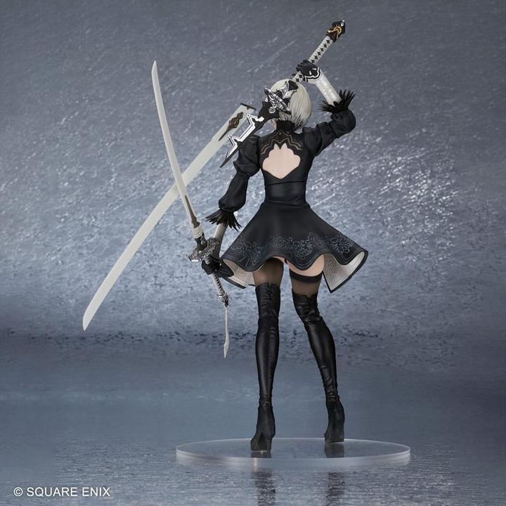 Actual product image Square Enix NieR:Automata PVC Statue 2B (YoRHa No. 2 Type B) Ver. 2.0 29 cm