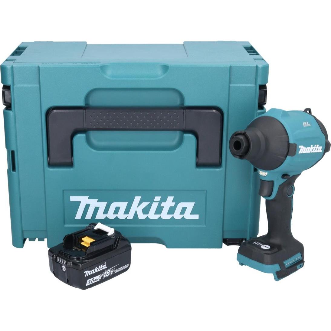 Thumbnail - Makita, Laubsauger + Laubbläser, DAS 180 F1J Akku Gebläse 18 V Brushless + 1x Akku 3,0 Ah + Makpac - ohne Ladegerät (A...