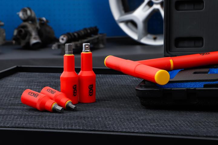 Produktbild BGS VDE-Bit-Einsatz-Satz 10 mm (3/8") / 12,5 mm (1/2") Innensechskant 4 - 10 mm 10-tlg. (Innensechskant)