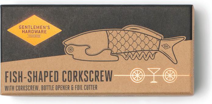 Produktbild Gentlemen's Hardware Fish shaped Waiter's Corkscrew (Korkenzieher)