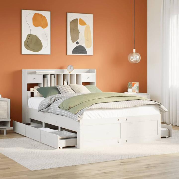Produktbild vidaXL Bett mit Regal (150 x 200 cm)