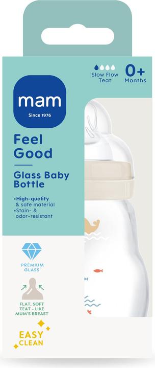 Image du produit MAM - Feel Good Glass Bottle - Neutral - 170 ml (170 ml)