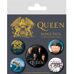 Produktbild Pyramid QUEEN - Classic - Pack de 5 badges