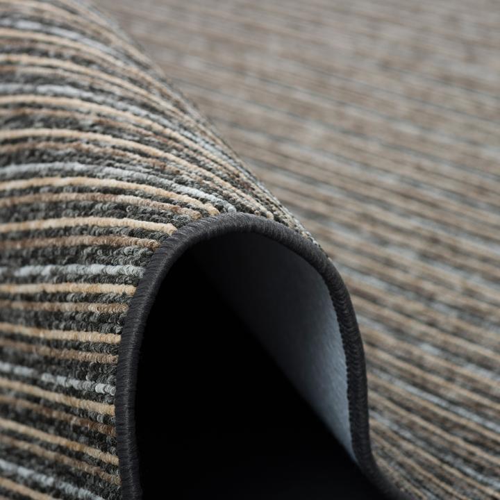Produktbild Snapstyle Streifenberber Teppich Marta (100 x 100 cm)