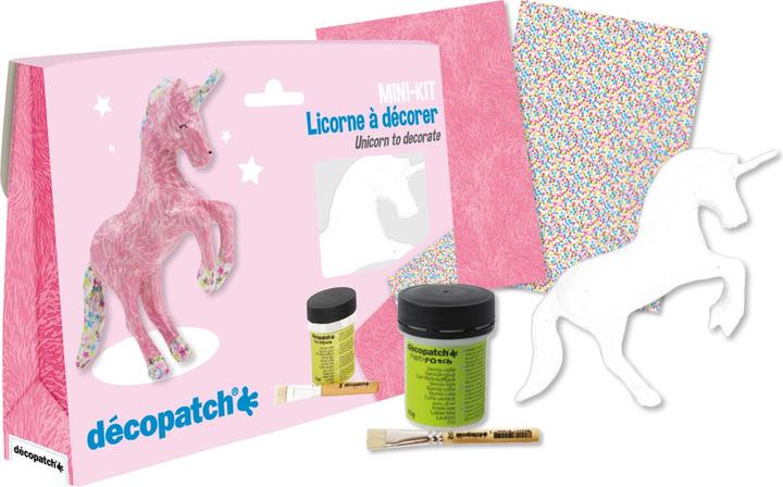 Produktbild Décopatch Bastelset Découpage Einhorn