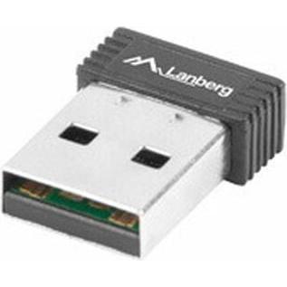 Lanberg Nero Nc-0150-Wi Scheda Di Rete 2400 Mbit/S (Usb), Adattatore Di Rete,