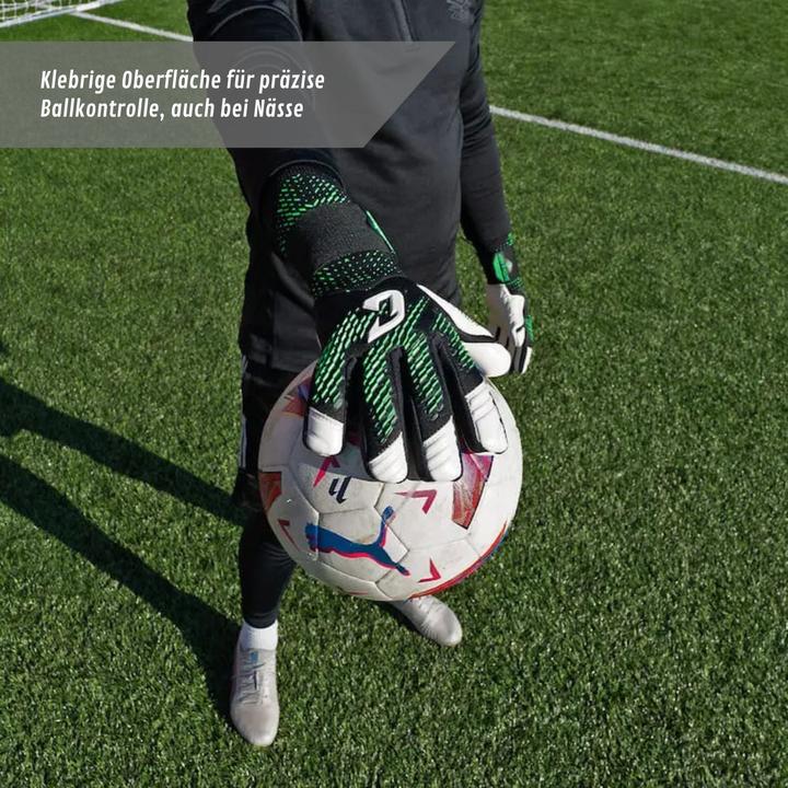 Produktbild Catch & Keep Fussballhandschuhe Revolution Green Gr. 9 Torwart Goalie Handschuhe (9)