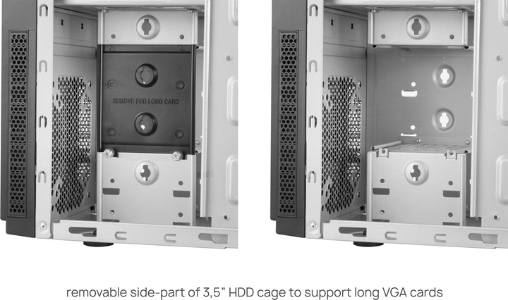 Actual product image Chieftec HC-10B-OP (ATX, mATX, Mini-ITX)