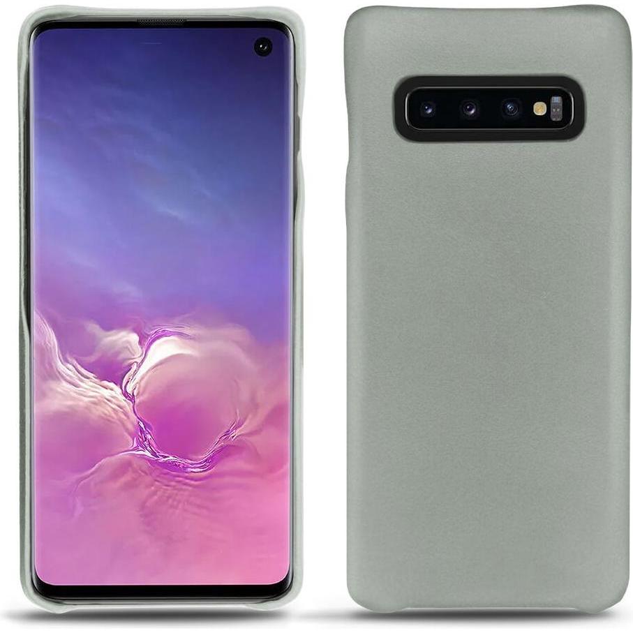 Thumbnail - Noreve Lederschutzhülle (Samsung Galaxy S10), Smartphone Hülle, Grau