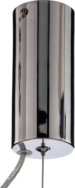 Actual product image Lucande LED-Hängeleuchte Fedra, Glas, grau/weiss, Ø 17 cm (4440 lm)