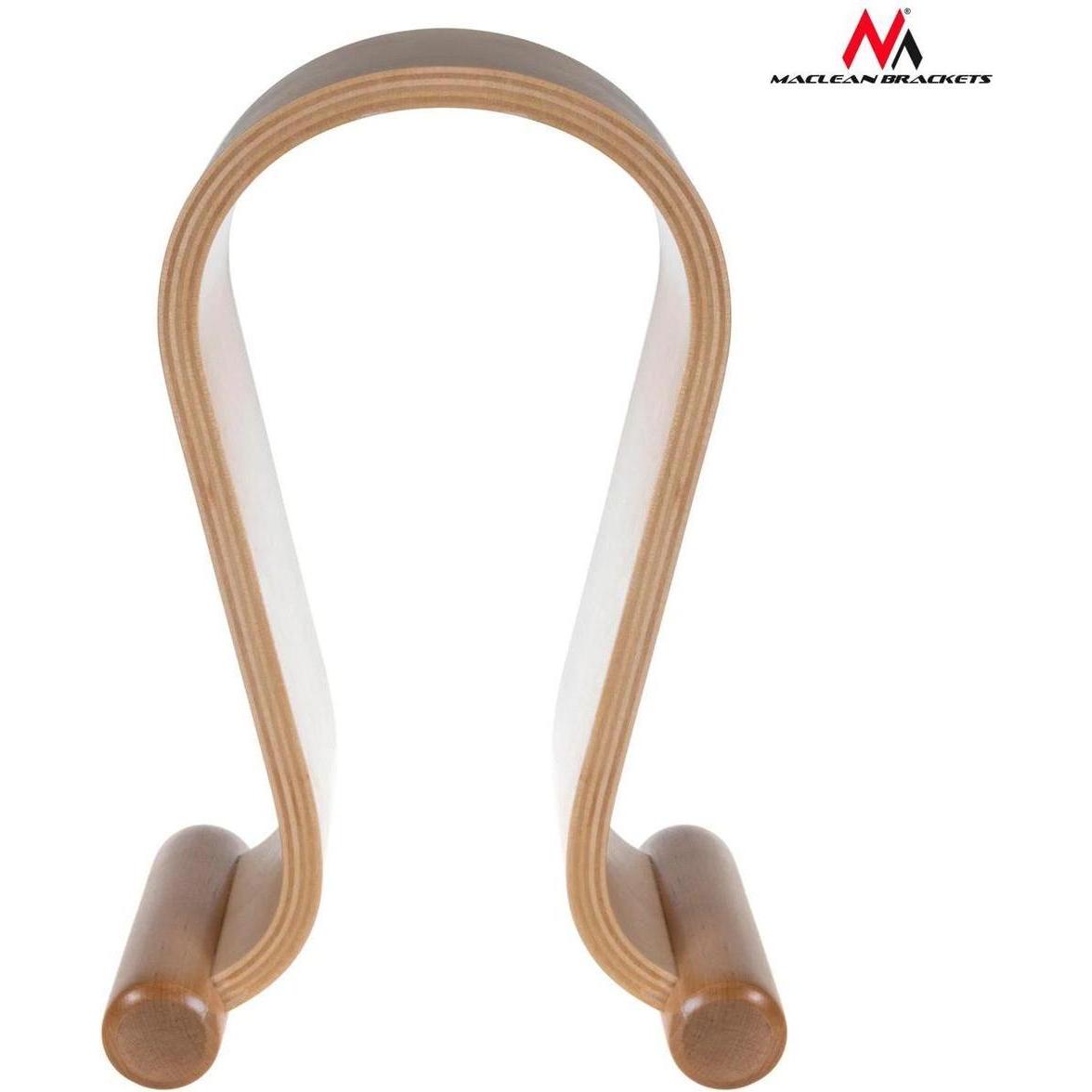 Thumbnail - Maclean Support Casque en bois (Marron), Kopfhörerständer, Braun