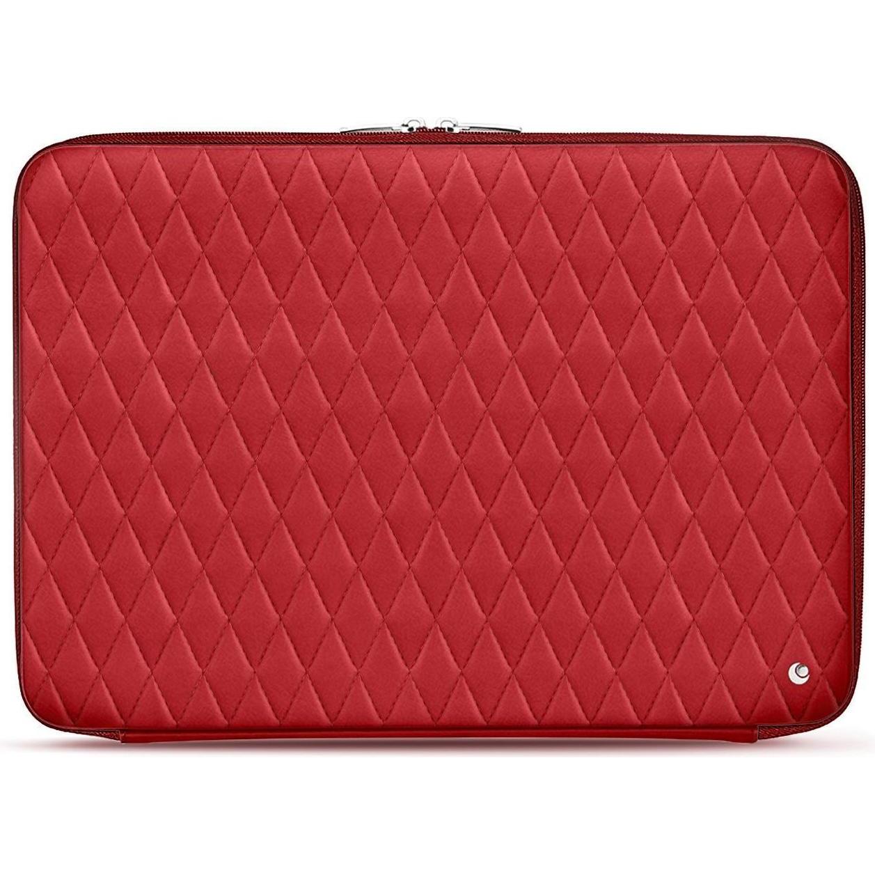 Noreve Lederhülle, Notebooktasche, Rot