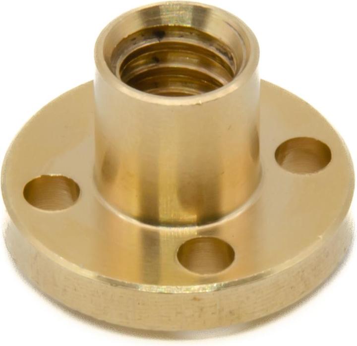 Immagine prodotto Purecrea TR8 Dado trapezoidale in ottone passo 2 mm
