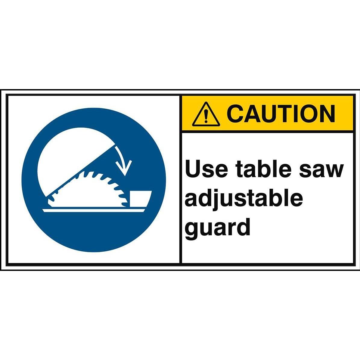 Brady, Etiketten, ISO Safety Sign - Use table