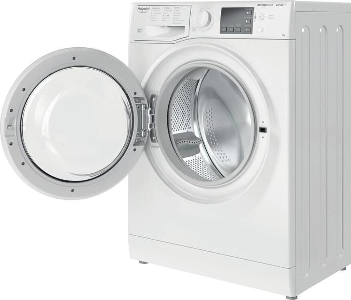 Produktbild Hotpoint RSSG R527 B DE Frontlader-Waschmaschine 7 kg 1200 U/min Weiss (7 kg, Links)