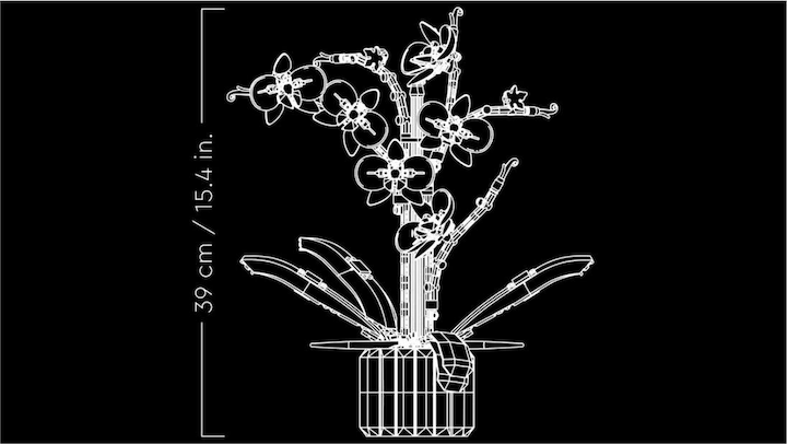 Actual product image LEGO Orchid (10311, LEGO Botanical)