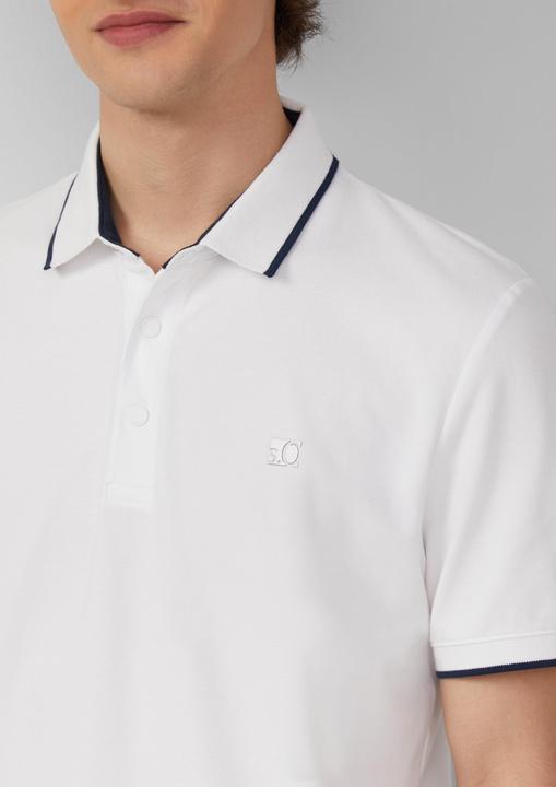 Produktbild S.Oliver Polo-Shirt Sportives Piqué-Poloshirt mit Kontrast-Details (XXL)