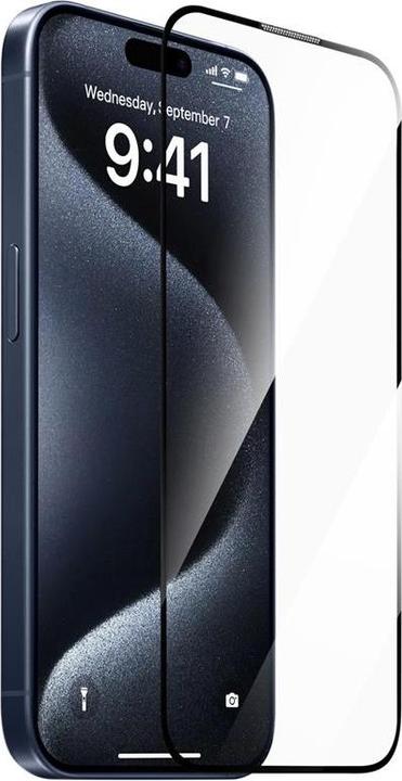 Actual product image Wiwu tempered glass for iPhone 16 6,1" Wi-SQ008 (1 pcs., Apple iPhone 16)