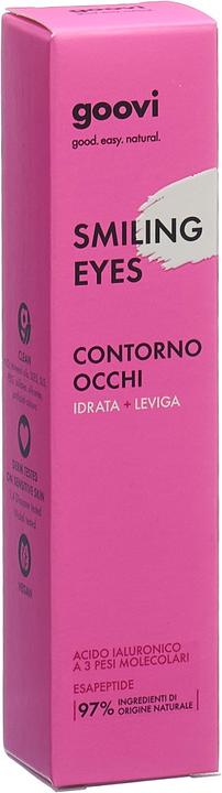 Image du produit Goovi SMILING EYES Contour des yeux crème (Crème pour les yeux, 15 ml, Jour + nuit)