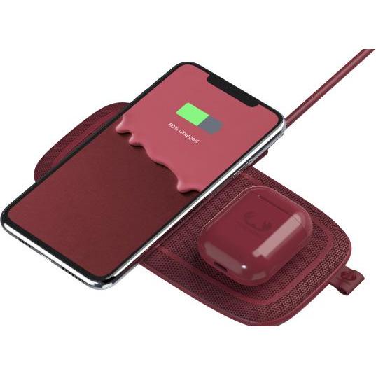 Thumbnail - Fresh'N Rebel BASE DUO Charging Pad 4CP200RR Ruby Red wireless (10 W), Wireless Charger, Rot