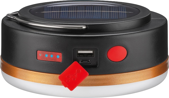 Actual product image Goobay LED solar camping lamp with rechargeable battery