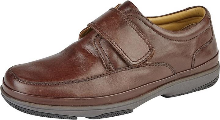 Produktbild Roamers Leder Wide Fit Klettverschluss Schuhe (40)