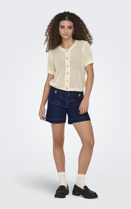 Immagine prodotto Only ONLMADELINE Hohe Taille Normal geschnitten Jeans-Shorts Jeans-Shorts (XS)