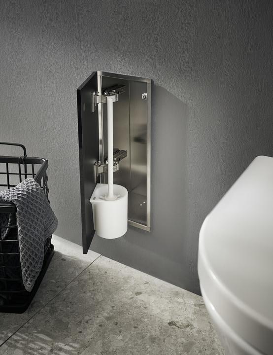 Produktbild Emco Bürstengarnitur-Modul ASIS PURE Unterputz, Anschlag rechts, 435mm weiss