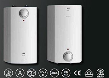 Produktbild AEG Haustechnik druckloser Kleinspeicher Huz 5 Öko Comfort mit ThermoStop-Technologie mit Stecker, 5l