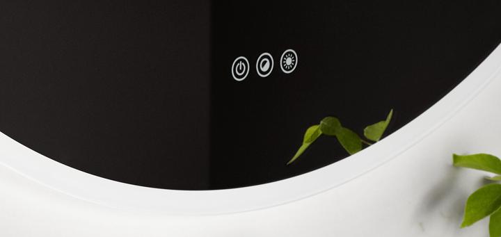 Produktbild Emco pure ++ LED-Lichtspiegel mit Heizfolie, Durchmesser 1000 mm, 441141010