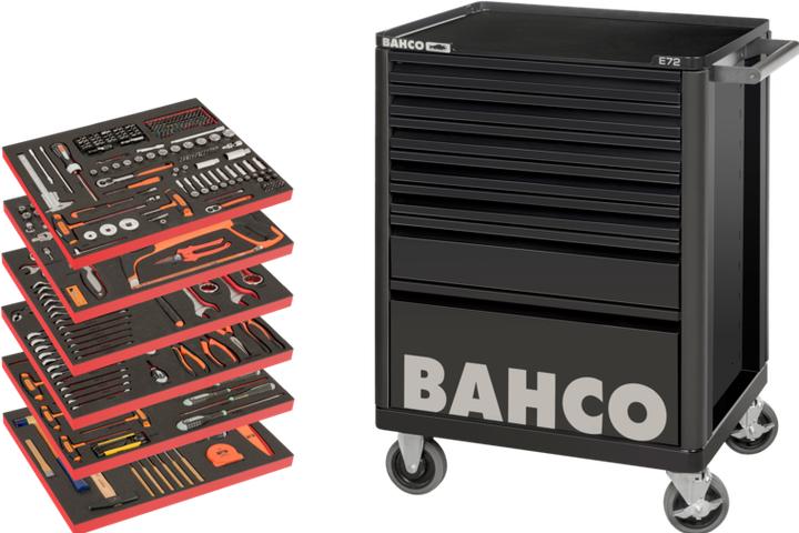 Produktbild Bahco Werkstattwagen mit Allzweck-Werkzeugsatz - 346-teilig (346 x)