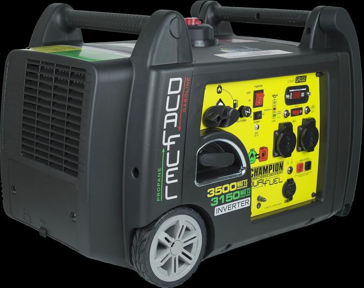 Champion Power Equipment Agregat EU 3500-Watt-LPG-Dual-Fuel-Inverter-Generator mit Elektrostart (3200 W, 0.60 l)