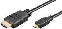 Image du produit MicroConnect HDMI (Typ A) — micro HDMI (Typ D) (1.50 m, HDMI, 1.4)
