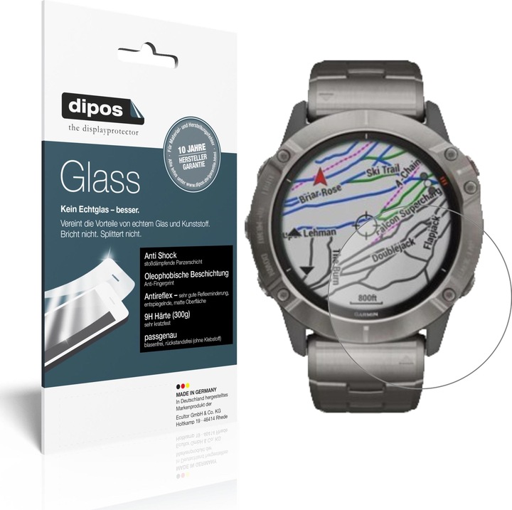Dipos Displayschutz Anti-Shock