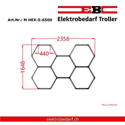 Produktbild EB Troller LED-Hexagon (17280 lm)