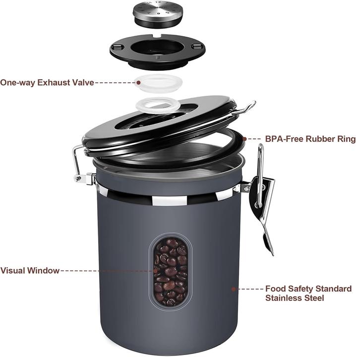 Actual product image Rocky&Chao Kaffeedose (1.80 l)