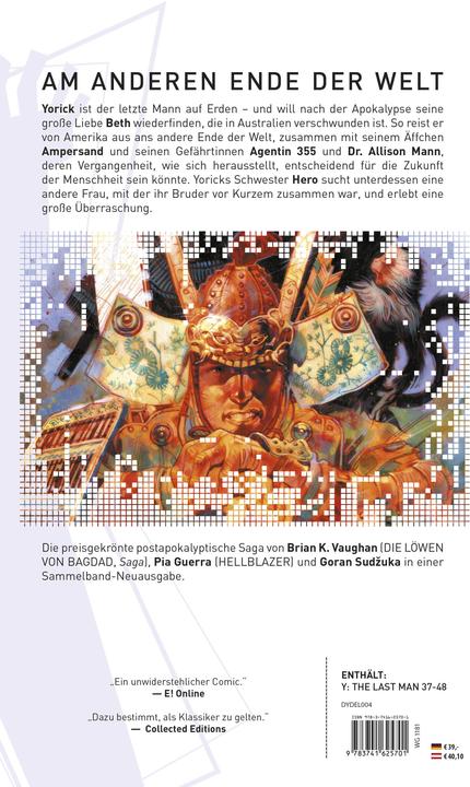 Produktbild Panini Y: The Last Man (Deluxe Edition) (Deutsch, Goran Sudzuka, Brian K. Vaughan, Pia Guerra, 2022)