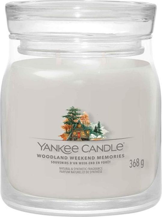 Produktbild Yankee Candle Duftkerze Woodland Weekend Memories Signature Medium Jar