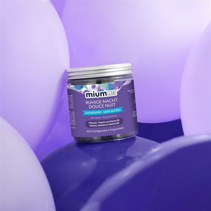 Actual product image Mium Lab Vitamingummis Ruhige Nacht (42 Piece, Gummies, 140 g)