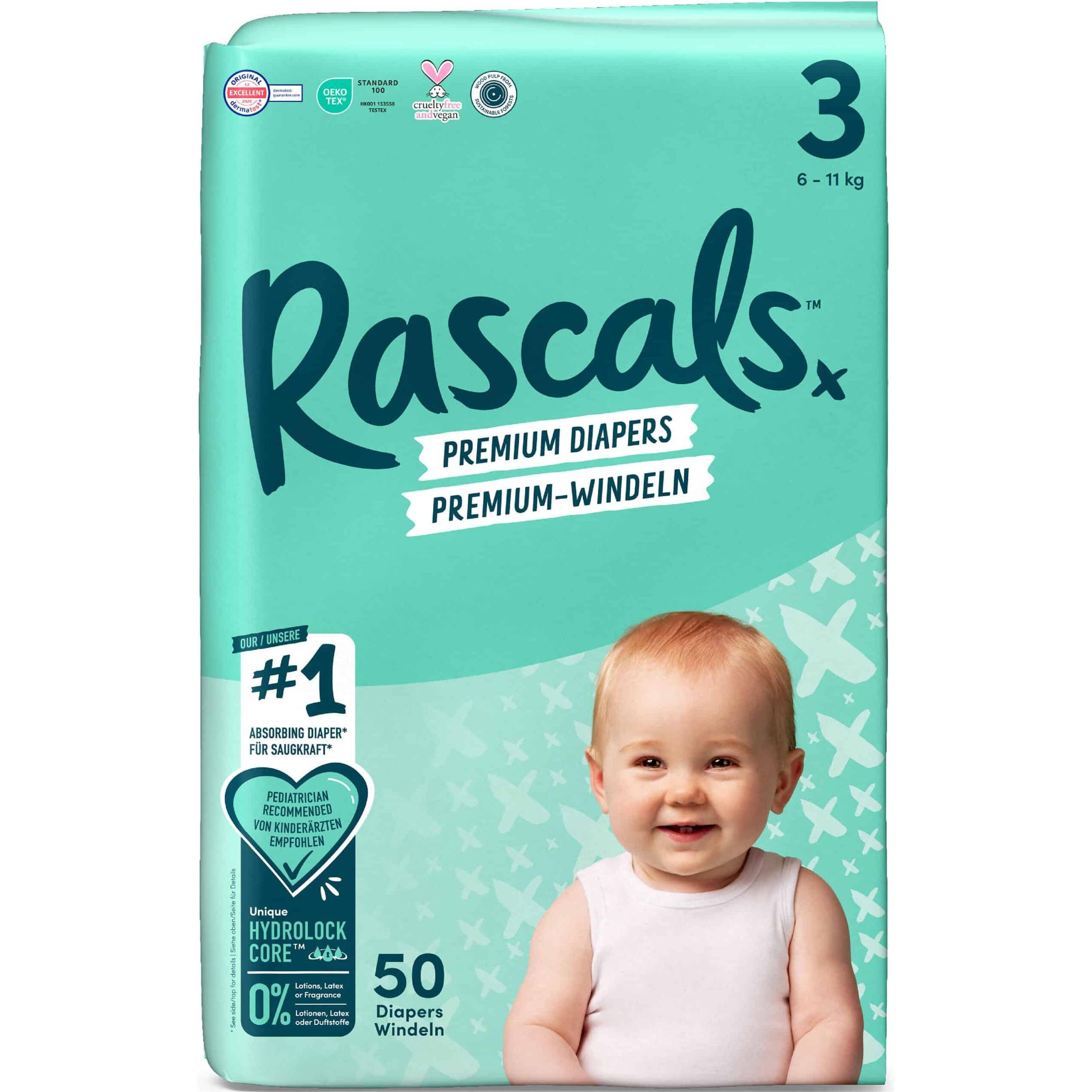 Rascals Premium nappies - buy at Galaxus