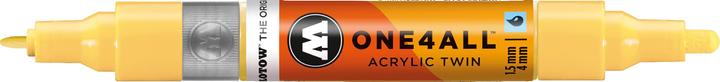 Produktbild Molotow Marqueur pour Maquettes - One4All Twin - Acrylique Vanille Pastel - 1,5/4mm - -115 - 15 cm (Vanille Pastell, 4 mm, 1 x)