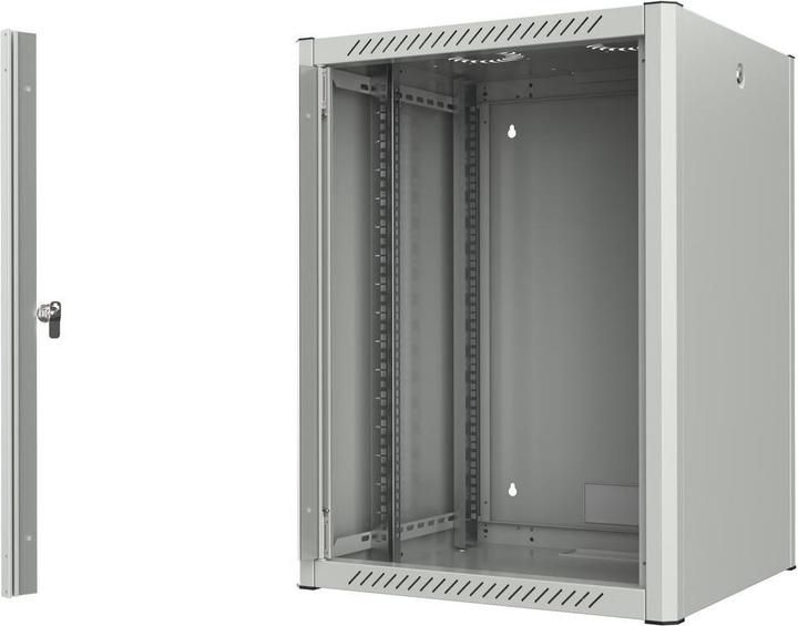 Actual product image Logon RWP16U56WH Wall-mounted 16U Wit rack (16 RU, 19 inch rack)