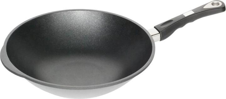 AMT I-1132 Induction wok cast aluminium 32 cm Ø, height 10 cm (32 cm, Wok, Cast aluminium)