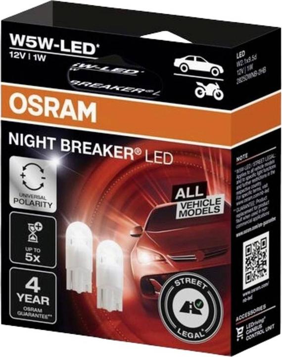 Actual product image Osram Night Breaker (W5W)