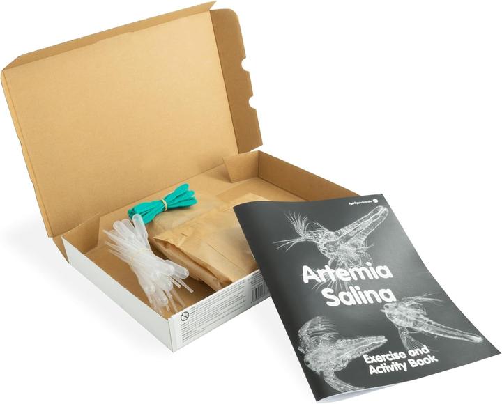Immagine prodotto Aqua Dragons Kit Studio Ciclo Vita, Schiudi e Osserva Artemia Salina Viva per Aula