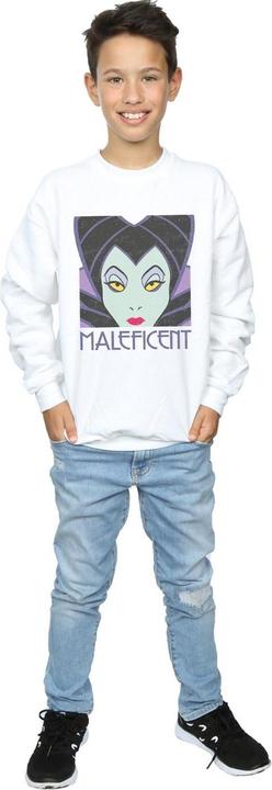 Produktbild Disney Maleficent Cropped Head Sweatshirt Jungen (128)