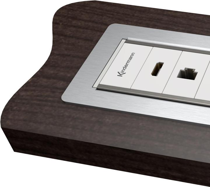 Image du produit CablePort frame 4x - Alu anodisé